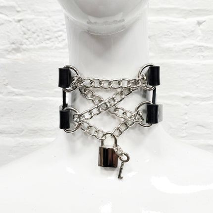 FCK653SQ  LOCK CHAIN CHOKER