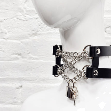 FCK653SQ  LOCK CHAIN CHOKER