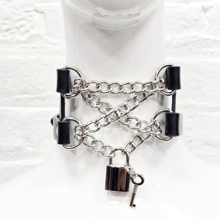 FCK653SQ  LOCK CHAIN CHOKER