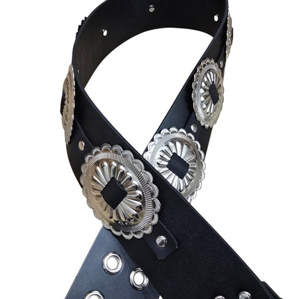 BT575-250  2 1/2" WIDE LARGE CONCHO BELT (Copy)