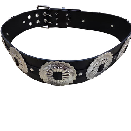 BT575-250  2 1/2" WIDE LARGE CONCHO BELT (Copy)