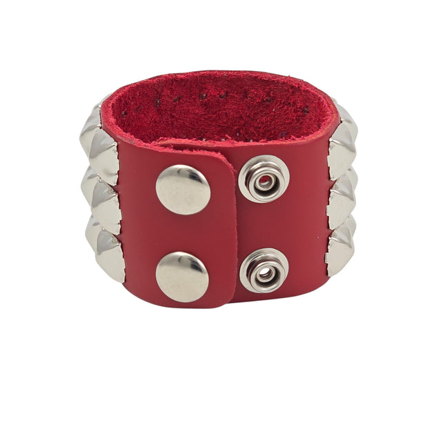 BC127ITL  ITALIAN GENUINE LEATHER STUDDED BRACELET