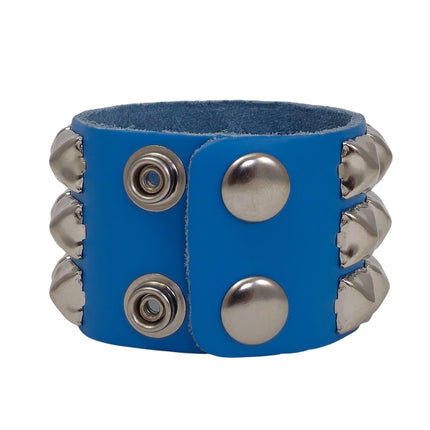 BC127ITL  ITALIAN GENUINE LEATHER STUDDED BRACELET