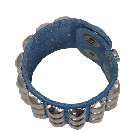 BC127ITL  ITALIAN GENUINE LEATHER STUDDED BRACELET