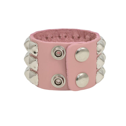 BC127ITL  ITALIAN GENUINE LEATHER STUDDED BRACELET