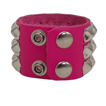 BC127ITL  ITALIAN GENUINE LEATHER STUDDED BRACELET