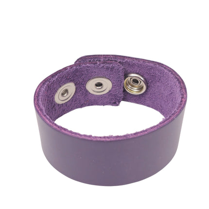 BC100ITL   ITALIAN GENUINE LEATHER PLAIN BRACELET