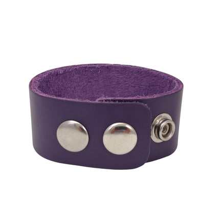 BC100ITL   ITALIAN GENUINE LEATHER PLAIN BRACELET