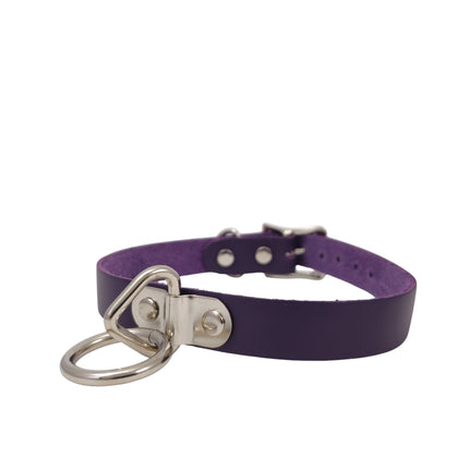 CK129ITL  ITALIAN GENUINE LEATHER BONDAGE  CHOKER