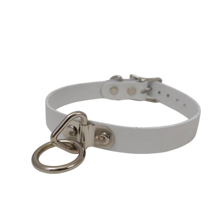 CK129ITL  ITALIAN GENUINE LEATHER BONDAGE  CHOKER
