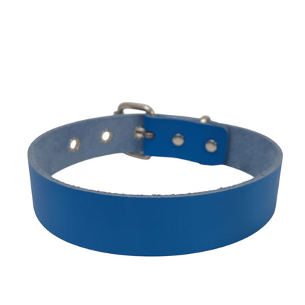 CK100ITL-075   ITALIAN GENUINE LEATHER 1 1/4" CHOKER