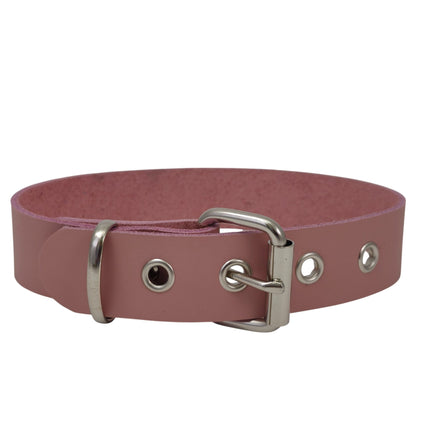 CK100ITL-075   ITALIAN GENUINE LEATHER 1 1/4" CHOKER