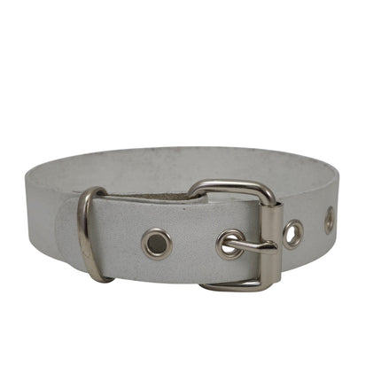 CK100ITL-075   ITALIAN GENUINE LEATHER 1 1/4" CHOKER