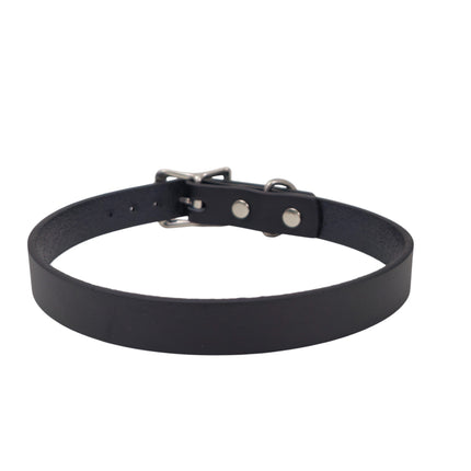 CK100ITL-075   ITALIAN GENUINE LEATHER 3/4" CHOKER