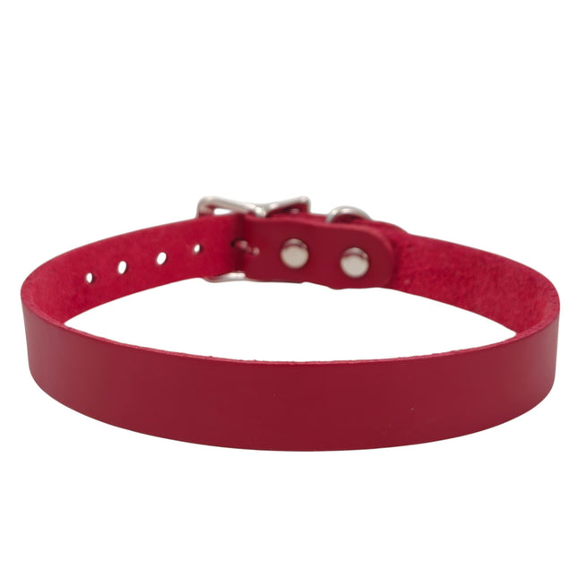 CK100ITL-075   ITALIAN GENUINE LEATHER 3/4" CHOKER