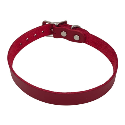 CK100ITL-075   ITALIAN GENUINE LEATHER 3/4" CHOKER