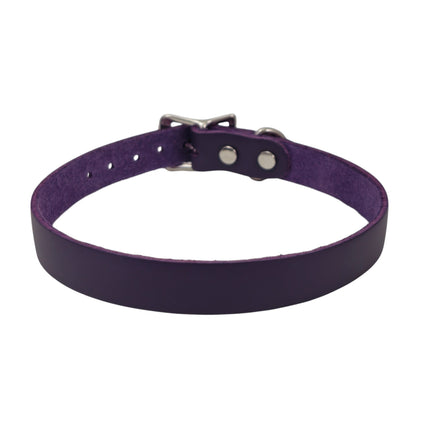 CK100ITL-075   ITALIAN GENUINE LEATHER 3/4" CHOKER