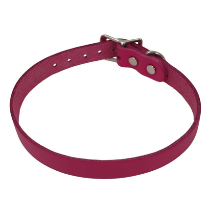 CK100ITL-075   ITALIAN GENUINE LEATHER 3/4" CHOKER