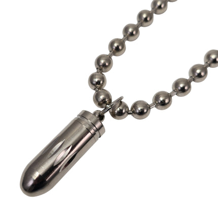 FC974  OPEN BULLET PENDANT NECKLACE