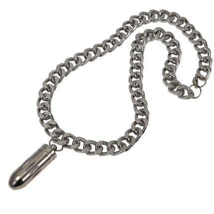 FC974  OPEN BULLET PENDANT NECKLACE