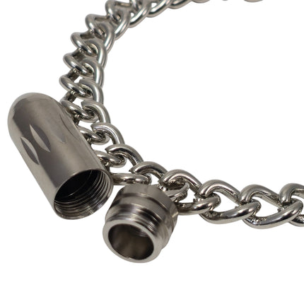 FC974  OPEN BULLET PENDANT NECKLACE