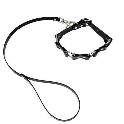 CK171VN-LEASH COLLAR CHOKER LEASH