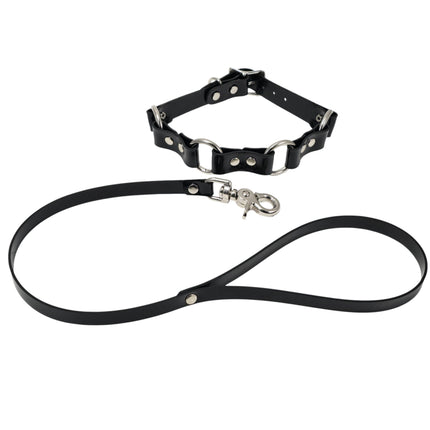 CK171VN-LEASH 4 O RING LEASH COLLAR