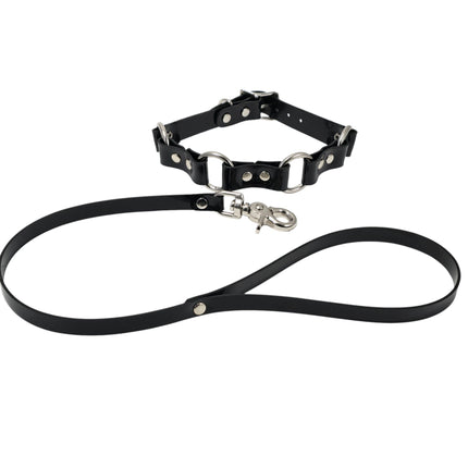 CK171VN-LEASH COLLAR CHOKER LEASH