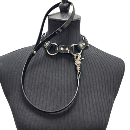 CK171VN-LEASH COLLAR CHOKER LEASH