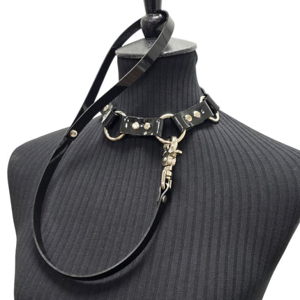 CK171VN-LEASH COLLAR CHOKER LEASH