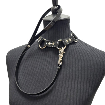 CK171VN-LEASH 4 O RING LEASH COLLAR