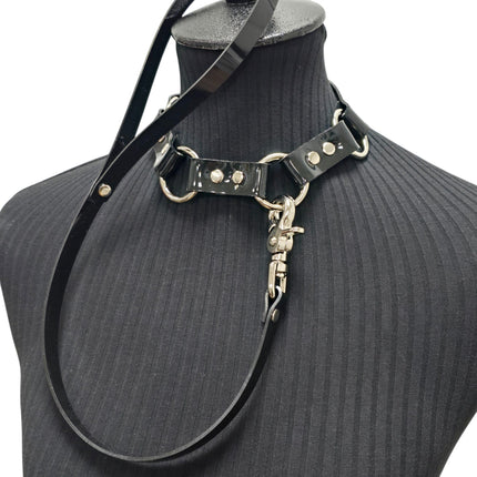 CK171VN-LEASH COLLAR CHOKER LEASH