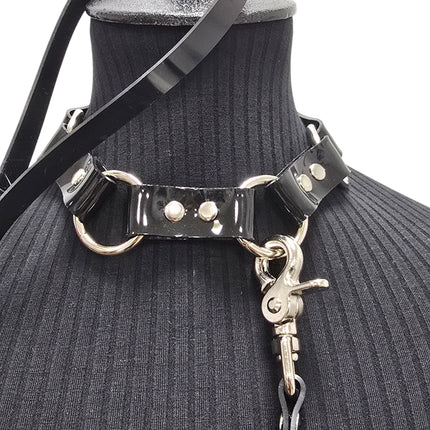 CK171VN-LEASH COLLAR CHOKER LEASH