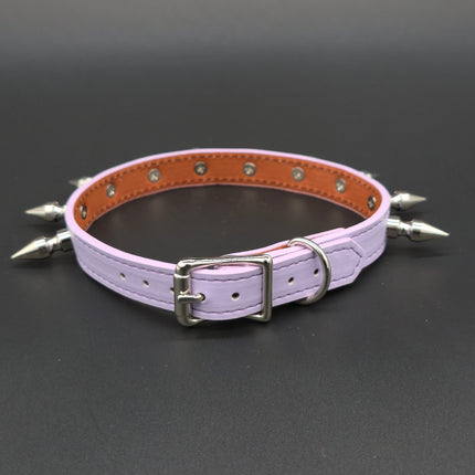 FCK328M- VEGAN COLOR 1" SPIKE CHOKER