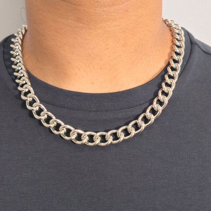 CK992REG   STEEL  REGULAR 3MM SILVER CHAIN NECKLACE