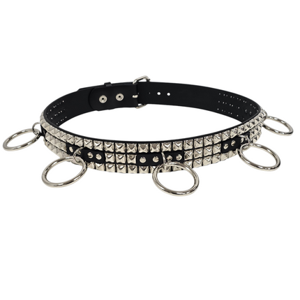 BT422  STUDDED BONDAGE BELT