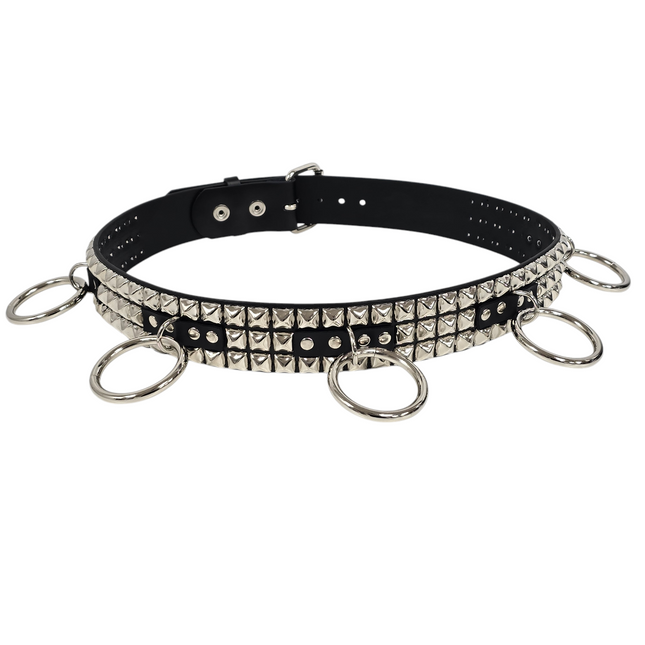 BT422  STUDDED BONDAGE BELT