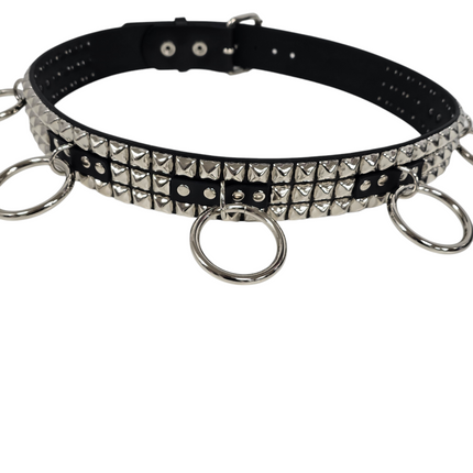 BT422  STUDDED BONDAGE BELT