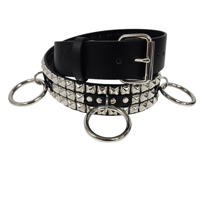 BT422  STUDDED BONDAGE BELT