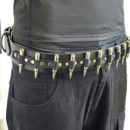 BT121NIC-NIC BLACK GENUINE COWHIDE LEATHER BELT