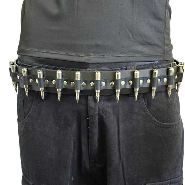 BT121NIC-NIC BLACK GENUINE COWHIDE LEATHER BELT