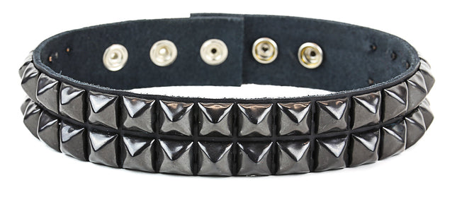 AB112 DOUBLE STUDDED PLAIN ARMBAND