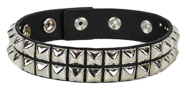 AB112 DOUBLE STUDDED PLAIN ARMBAND