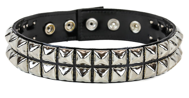 AB112P DOUBLE STUDDED PATENT ARMBAND