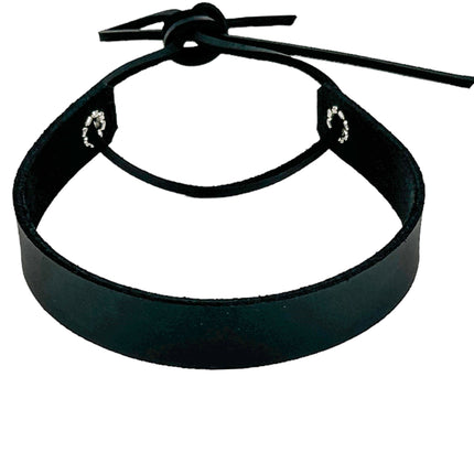 AB200  LEATHER LACE ARMLET