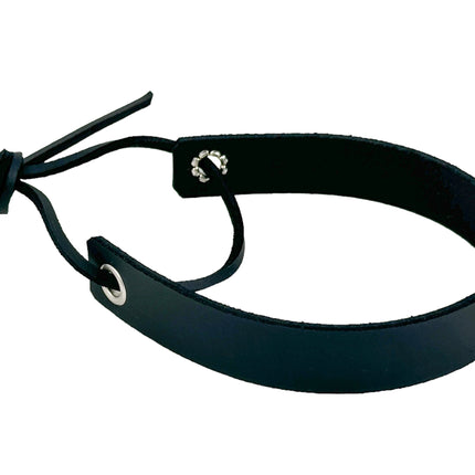 AB200  LEATHER LACE ARMLET