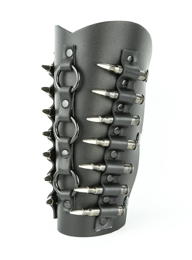 ARM147-BS BULLET AND BLACK RING ARMBAND