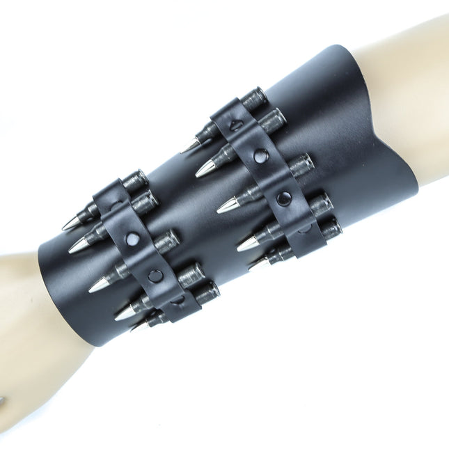 ARM157-BS 2 ROW BLACK BULLET ARMBAND