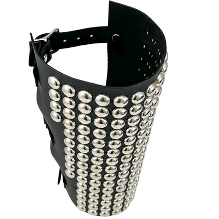 ARM163  1/2" ROUND STUD 15 ROW 9" LONG GAUNTLET