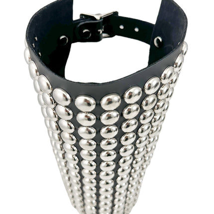 ARM163  1/2" ROUND STUD 15 ROW 9" LONG GAUNTLET